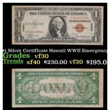 1935A $1 Silver Certificate Hawaii WWII Emergency