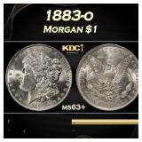 1883-o Morgan Dollar $1 Grades ms63+
