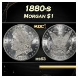 1880-s Morgan Dollar $1 Grades ms63