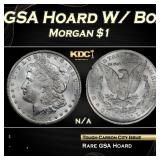 1884-cc Morgan Dollar GSA Hoard W/ Box & COA $1 Gr