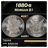 1880-s Morgan Dollar $1 Grades ms65+