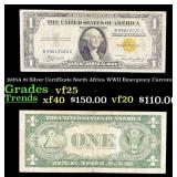 1935A $1 Silver Certificate North Africa WWII Emer