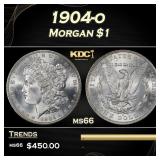 1904-o Morgan Dollar $1 Grades ms66
