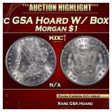 1883-cc Morgan Dollar GSA Hoard W/ Box & COA $1 Gr