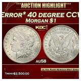 PCGS 1883-o *Mint Error* 40 degree CCW Rotated Die