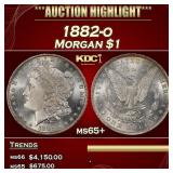 1882-o Morgan Dollar $1 ms65+ SEGS