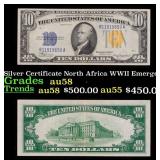 1934A $10 Silver Certificate North Africa WWII Eme
