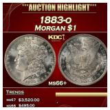 1883-o Morgan Dollar $1 ms66+ SEGS