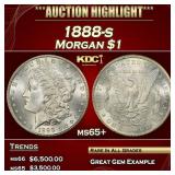 1888-s Morgan Dollar $1 ms65+ SEGS