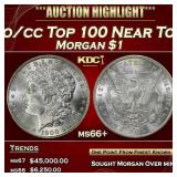 1900-o/cc Top 100 Morgan Dollar Near Top Pop $1 ms