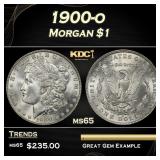 1900-o Morgan Dollar $1 Grades ms65