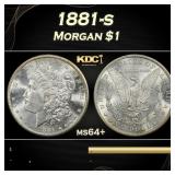 1881-s Morgan Dollar $1 Grades ms64+