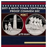 2017-S Boys Town Centennial Proof Modern Commem Ha