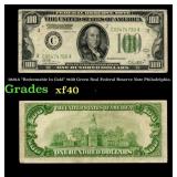 1928A $100 Green Seal Federal Reserve Note "Redeem