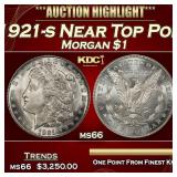1921-s Morgan Dollar Near Top Pop! $1 ms66 SEGS