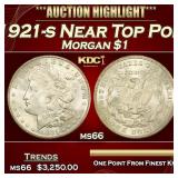 1921-s Morgan Dollar Near Top Pop! $1 ms66 SEGS