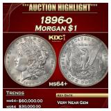 1896-o Morgan Dollar $1 ms64+ SEGS