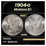 1904-o Morgan Dollar $1 Grades ms66