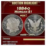 1884-o Morgan Dollar $1 ms66+ DMPL SEGS