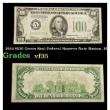 1934 $100 Green Seal Federal Reserve Note Boston,