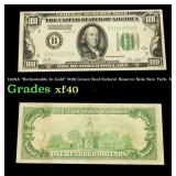 1928A $100 Green Seal Federal Reserve Note "Redeem