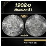 1902-o Morgan Dollar $1 Grades ms64+