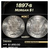 1897-s Morgan Dollar $1 ms65+ SEGS
