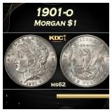 1901-o Morgan Dollar $1 Grades ms62