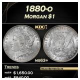 1880-o Morgan Dollar $1 ms63+ SEGS