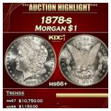 1878-s Morgan Dollar $1 ms66+ SEGS