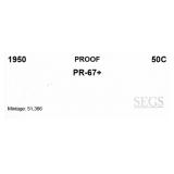 1950 Proof Franklin Half Dollar 50c pr67+ SEGS