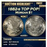 1882-s Morgan Dollar TOP POP! $1 ms68+ SEGS