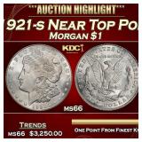1921-s Morgan Dollar Near Top Pop! $1 ms66 SEGS