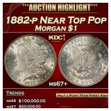 1882-p Morgan Dollar Near Top Pop $1 ms67+ SEGS
