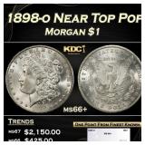 1898-o Morgan Dollar Near Top Pop $1 ms66+ SEGS
