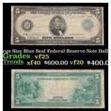 1914 $5 Large Size Blue Seal Federal Reserve Note