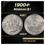 1900-p Morgan Dollar $1 Grades ms64+