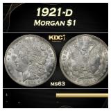 1921-d Morgan Dollar $1 Grades ms63