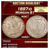 1897-o Morgan Dollar $1 ms62+ USCG