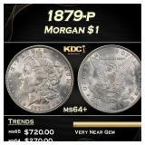 1879-p Morgan Dollar $1 Grades ms64+