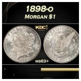 1898-o Morgan Dollar $1 Grades ms63+