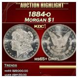 1884-o Morgan Dollar $1 ms65+ DMPL SEGS