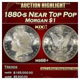 1880-s Morgan Dollar Near Top Pop $1 ms68+ SEGS