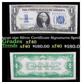 1934 $1 Blue Seal Silver Certificate "Funnyback" G