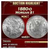 1880-o Morgan Dollar $1 ms63+ SEGS