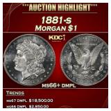 1881-s Morgan Dollar $1 ms66+ dmpl SEGS