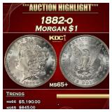 1882-o Morgan Dollar $1 ms65+ SEGS