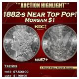 1882-s Morgan Dollar Near Top Pop! $1 ms67+ SEGS