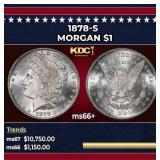 1878-s Morgan Dollar $1 ms66+ SEGS