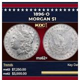 1896-o Morgan Dollar $1 ms62+ USCG